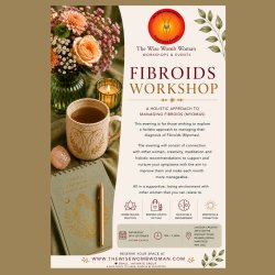 Fertility Workshop poster for The Wise Womb Woman