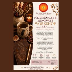 Fertility Workshop poster for The Wise Womb Woman