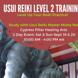 Usui Reiki Level 2 Certification * Two Day In Person or Virtual Event w Reiki Master Misha Nell