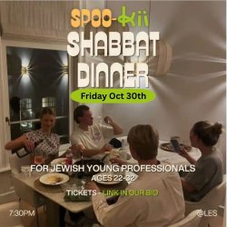 Spoooo-Kii Shabbat Dinner! 🏙️ no costume needed!