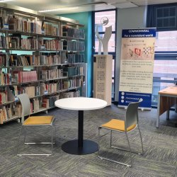 Photo of the Collection in the JB Priestley Library