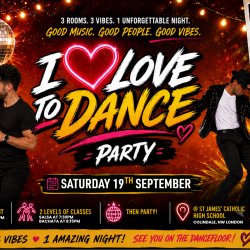 I ❤️ LOVE TO DANCE / London's 3 rooms dance party