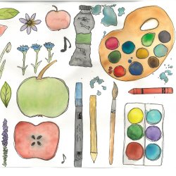 Art in the Orchard: Loose watercolour florals, fruits and foliage with Grace Hills (Woodhouse)