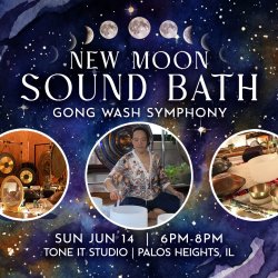 New Moon Sound Bath: Gong Wash Symphony