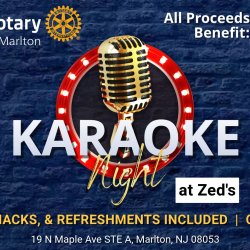 Marlton Rotary Karaoke Night to Benefit Emmanuel Cancer Foundation