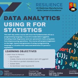 Data Analytics 2: Using R for Statistics (Online)