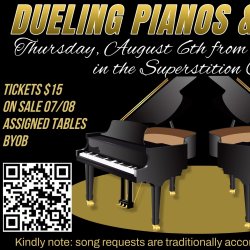 Dueling Pianos Concert - DOORS OPEN AT 6:30PM