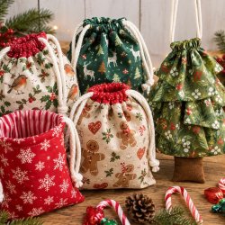 Sewing - Fabric Gift Bags