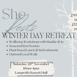 SHE RESTS Winter Wellbeing Retreat Day