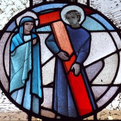 Stained glass window
