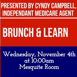 Brunch & Learn: "New Updates to Medicare 101"