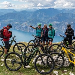 08.45 E-MTB TOUR - La Terrazza sul Fiordo Gardesano con guida certificata