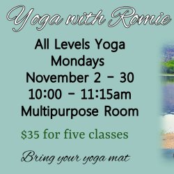 All Levels Yoga - Mondays