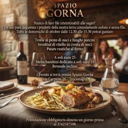 Ottobranda - Tutte le domeniche di ottobre a pranzo