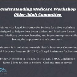 Understanding Medicare Workshop | Older Adult Committee