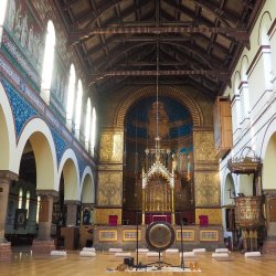 Image of a church building with painted walls