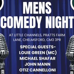 Men's Comedy Night with address