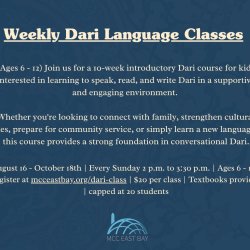 Weekly Dari Language Classes | Sister Rukhshana