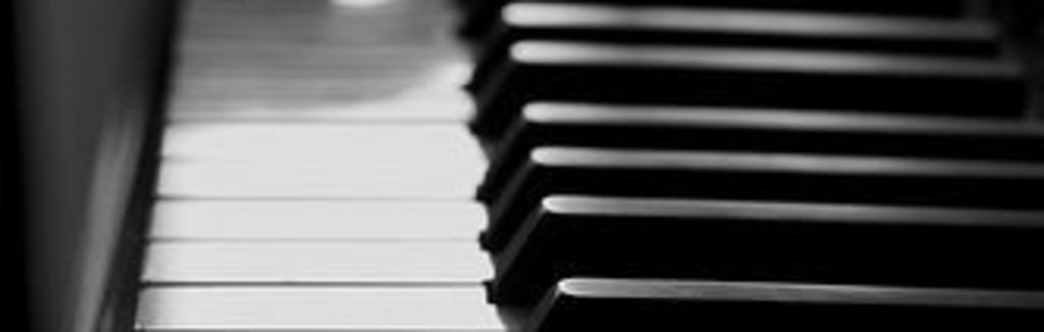 Person playing piano