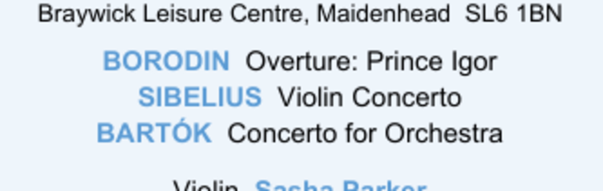 WMSO Spring Concert 2027