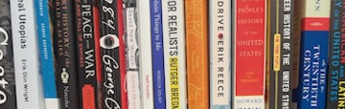 books on a shelf