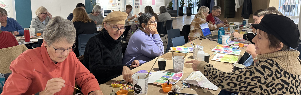 Seniors Arts Program at Cloverdale Common on Wednesdays