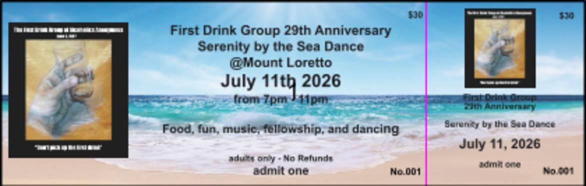 First Drink Group 29th Anniversary Sober Dance
