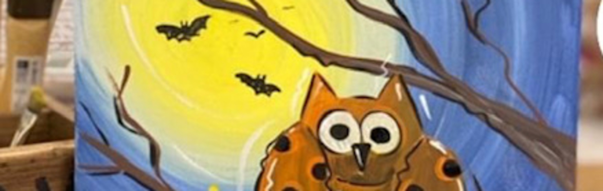 Creative Kids Paint Class Ages 6-14 "Owl"