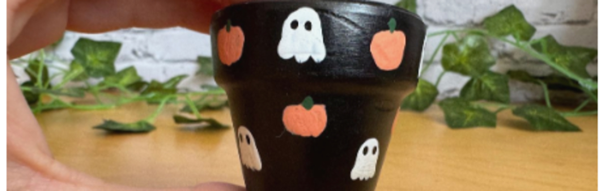 Boo-tiful Pots - Kids pot painting