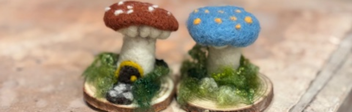 Felting with Farren - Toad Stool Abode