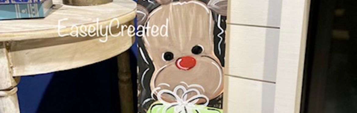 Sip and Paint "Reindeer" 3ft Board