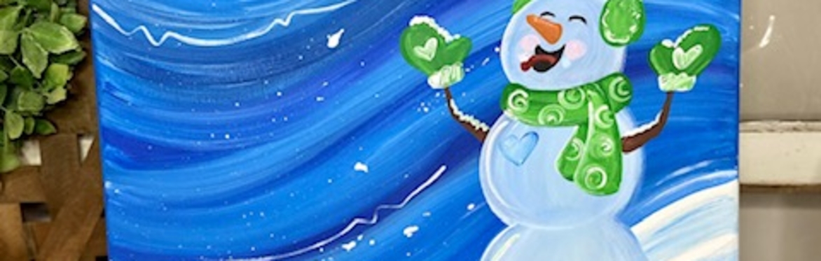 Canvas Paint Night "Let it Snow"