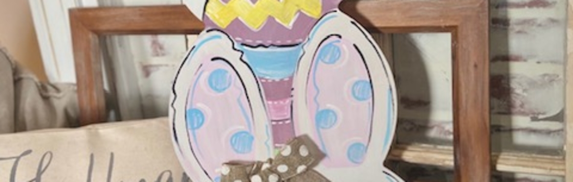 Welcome Bunny Door Hanger