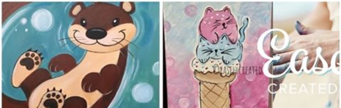 Paint don’t Panic... Kids to-go Paint Kits with live video tutorial paint class