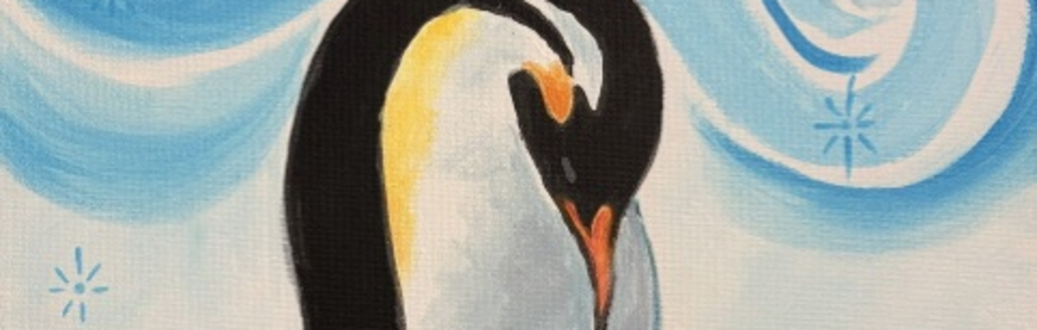 Penguins! - Paint Night @ The New Crown, Whittlesey