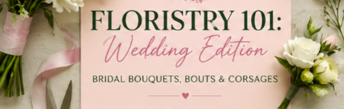 Floristry 101: Wedding Edition 🤍