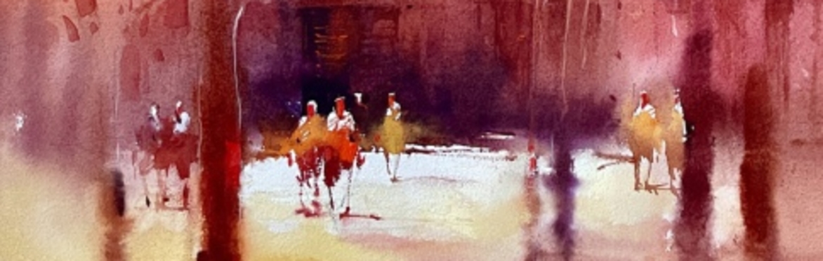 Flowing Landscapes in Watercolour - City Scapes - Viktoria Prischedko