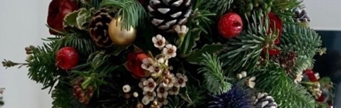 Adult Floristry - Christmas Topiary Tree