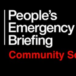 People's Emergency Briefing: community screening