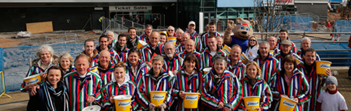 Wooden Spoon charity collection at Twickenham
