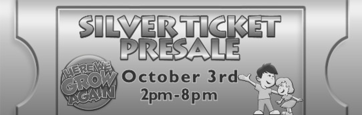 $10 SILVER TICKET PRESALE -- Fall 2026 Topeka Here We Grow Again