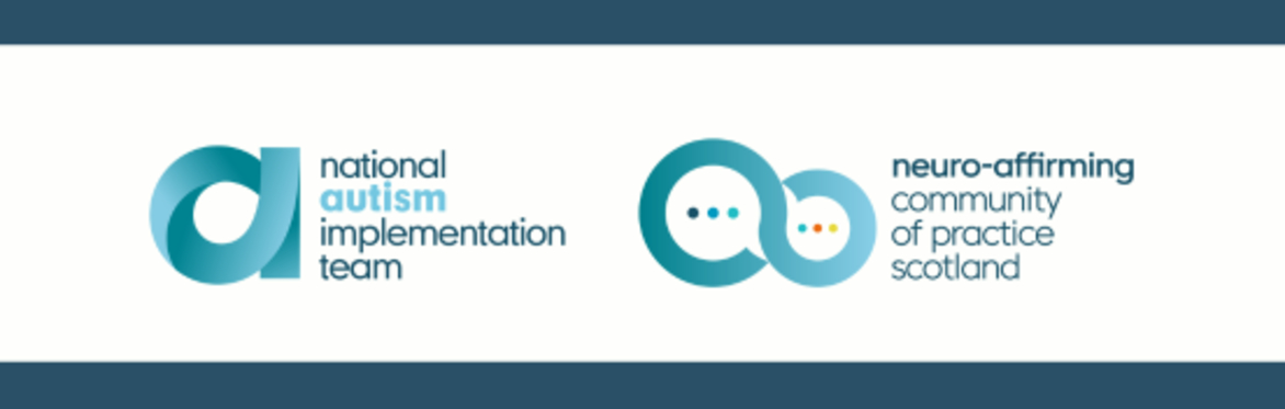 NAIT and Neuro-affirming Community of Scotland Logos side by side