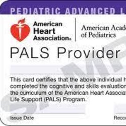 PALS Renewal 2025 $160 ($80 down/$80 balance at class