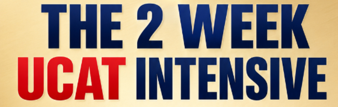 The 2 Week UCAT INTENSIVE Bundle