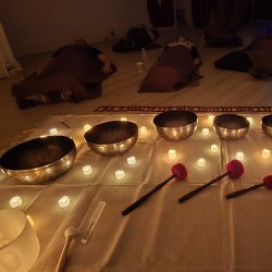 Aerial Sound Bath with Cacao