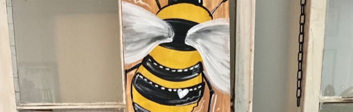 Bee Kind 3ft Board Paint Night