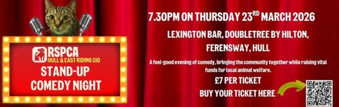 RSPCA Hull & East Riding Stand-Up Comedy Night