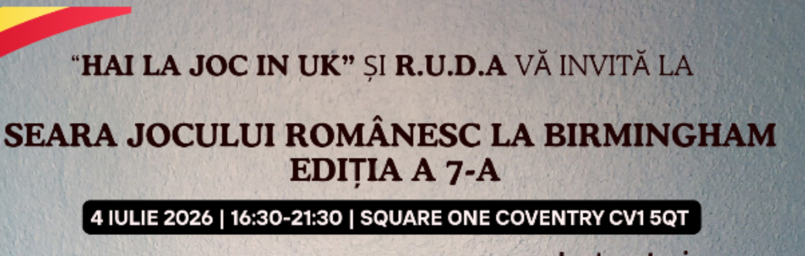 Seara Jocului Românesc la Birmingham editia a 7-a