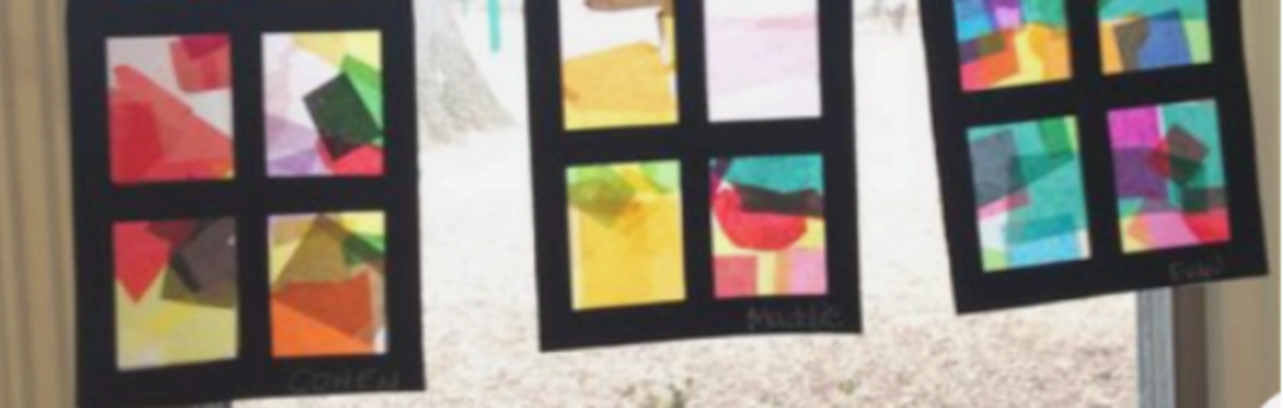 Yulefest Family - Stained Glass-Inspired Christmas Window Decorations