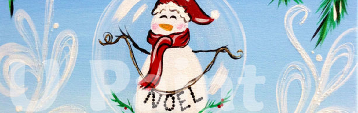 Canvas Class "Snowman Ornament!"